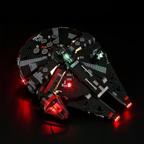 MENZAVA Licht-Set Kompatibel Mit 75389 Dunkler Millennium Falke - Led-Beleuchtungsset Für Bausteinen Modell - Modell Set Nicht Enthalten MENZAVA Licht-Set Kompatibel Mit 75389 Dunkler Millennium Falke - Led-Beleuchtungsset Für Bausteinen Modell - Modell Set Nicht Enthalten von MENZAVA