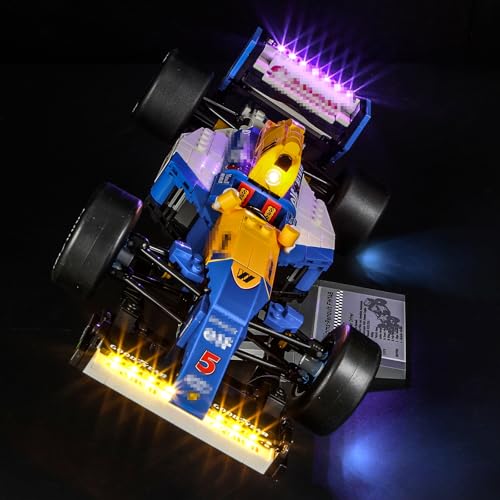 MENZAVA Licht-Set Kompatibel Mit Lego 10353 Williams Racing FW14B mit Nigel Mansell Icons - LED-Beleuchtungsset Für Bausteinen Modell - Modell Set Nicht Enthalten MENZAVA Licht-Set Kompatibel Mit Lego 10353 Williams Racing FW14B mit Nigel Mansell Icons - LED-Beleuchtungsset Für Bausteinen Modell - Modell Set Nicht Enthalten von MENZAVA