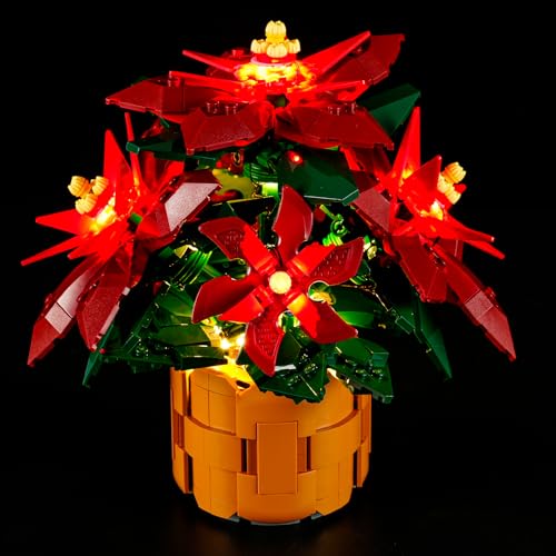 MENZAVA Licht-Set Kompatibel Mit Lego 10370 Weihnachtsstern Botanical Collection - Led-Beleuchtungsset Für Bausteinen Modell - Modell Set Nicht Enthalten MENZAVA Licht-Set Kompatibel Mit Lego 10370 Weihnachtsstern Botanical Collection - Led-Beleuchtungsset Für Bausteinen Modell - Modell Set Nicht Enthalten von MENZAVA