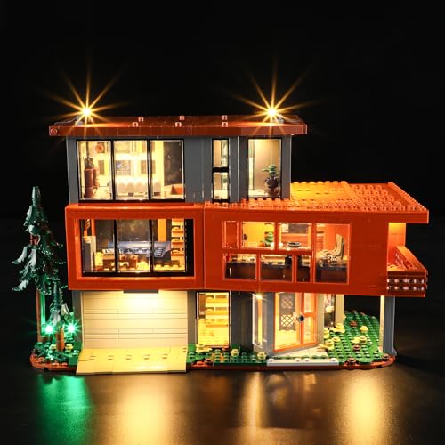 MENZAVA Licht-Set Kompatibel Mit Lego 21354 Das Haus der Cullens aus Twilight Ideas - Led-Beleuchtungsset Für Bausteinen Modell - Modell Set Nicht Enthalten von MENZAVA