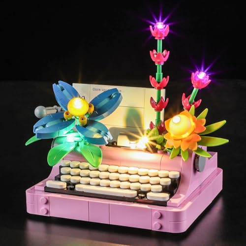 MENZAVA Licht-Set Kompatibel Mit Lego 31169 Schreibmaschine mit Blumen Creator - Led-Beleuchtungsset Für Bausteinen Modell - Modell Set Nicht Enthalten von MENZAVA