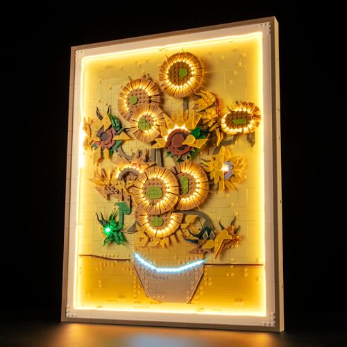 MENZAVA Licht-Set Kompatibel Mit Lego 31215 Vincent Van Gogh Sonnenblumen Art - LED-Beleuchtungsset Für Bausteinen Modell - Modell Set Nicht Enthalten MENZAVA Licht-Set Kompatibel Mit Lego 31215 Vincent Van Gogh Sonnenblumen Art - LED-Beleuchtungsset Für Bausteinen Modell - Modell Set Nicht Enthalten von MENZAVA