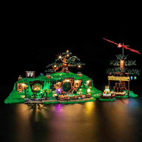 MENZAVA Licht-Set Kompatibel Mit Lego Der Herr der Ringe: Das Auenland Icons 10354 - LED-Beleuchtungsset Für Bausteinen Modell - Modell Set Nicht Enthalten MENZAVA Licht-Set Kompatibel Mit Lego Der Herr der Ringe: Das Auenland Icons 10354 - LED-Beleuchtungsset Für Bausteinen Modell - Modell Set Nicht Enthalten von MENZAVA