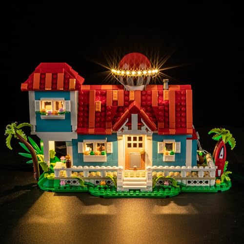 MENZAVA Licht-Set Kompatibel Mit Lego Disney Das Strandhaus aus Lilo und Stitch 43268 - LED-Beleuchtungsset Für Bausteinen Modell - Modell Set Nicht Enthalten MENZAVA Licht-Set Kompatibel Mit Lego Disney Das Strandhaus aus Lilo und Stitch 43268 - LED-Beleuchtungsset Für Bausteinen Modell - Modell Set Nicht Enthalten von MENZAVA