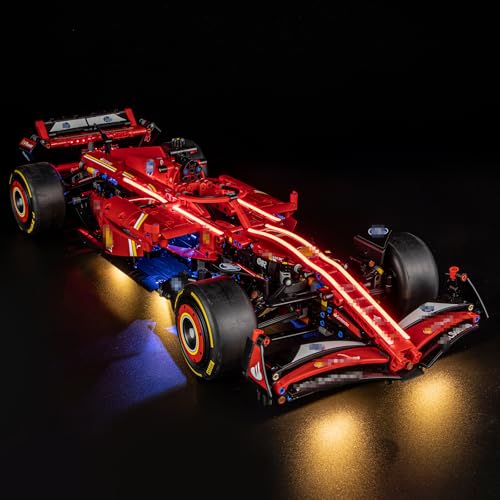 MENZAVA Licht-Set Kompatibel Mit Lego Ferrari SF-24 F1 Rennauto 42207 Technic - LED-Beleuchtungsset Für Bausteinen Modell - Modell Set Nicht Enthalten von MENZAVA