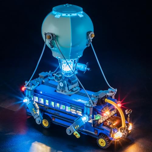 MENZAVA Licht-Set Kompatibel Mit Lego Fortnite Schlachtenbus 77073 - LED-Beleuchtungsset Für Bausteinen Modell - Modell Set Nicht Enthalten von MENZAVA