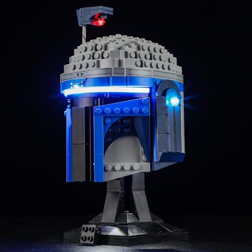 MENZAVA Licht-Set Kompatibel Mit Lego Jango Fett Helm 75408 - LED-Beleuchtungsset Für Bausteinen Modell - Modell Set Nicht Enthalten MENZAVA Licht-Set Kompatibel Mit Lego Jango Fett Helm 75408 - LED-Beleuchtungsset Für Bausteinen Modell - Modell Set Nicht Enthalten von MENZAVA