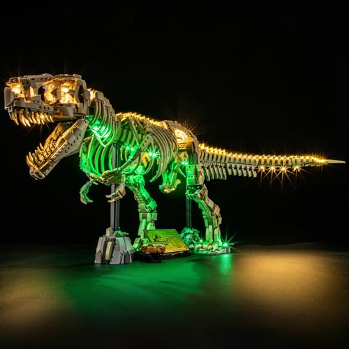 MENZAVA Licht-Set Kompatibel Mit Lego Jurassic World Dinosaurier-Fossilien Tyrannosaurus rex 76968 - LED-Beleuchtungsset Für Bausteinen Modell - Modell Set Nicht Enthalten MENZAVA Licht-Set Kompatibel Mit Lego Jurassic World Dinosaurier-Fossilien Tyrannosaurus rex 76968 - LED-Beleuchtungsset Für Bausteinen Modell - Modell Set Nicht Enthalten von MENZAVA