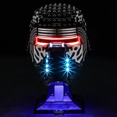 MENZAVA Licht-Set Kompatibel Mit Lego Kylo Ren Helm 75415 - LED-Beleuchtungsset Für Bausteinen Modell - Modell Set Nicht Enthalten MENZAVA Licht-Set Kompatibel Mit Lego Kylo Ren Helm 75415 - LED-Beleuchtungsset Für Bausteinen Modell - Modell Set Nicht Enthalten von MENZAVA