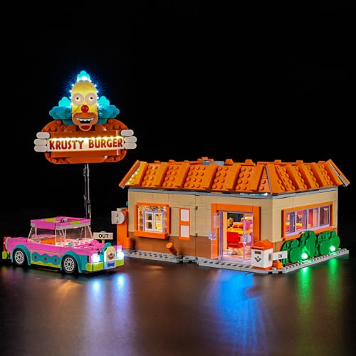 MENZAVA Licht-Set Kompatibel Mit Lego The Simpsons: Krusty Burger Icons 10352 - LED-Beleuchtungsset Für Bausteinen Modell - Modell Set Nicht Enthalten MENZAVA Licht-Set Kompatibel Mit Lego The Simpsons: Krusty Burger Icons 10352 - LED-Beleuchtungsset Für Bausteinen Modell - Modell Set Nicht Enthalten von MENZAVA