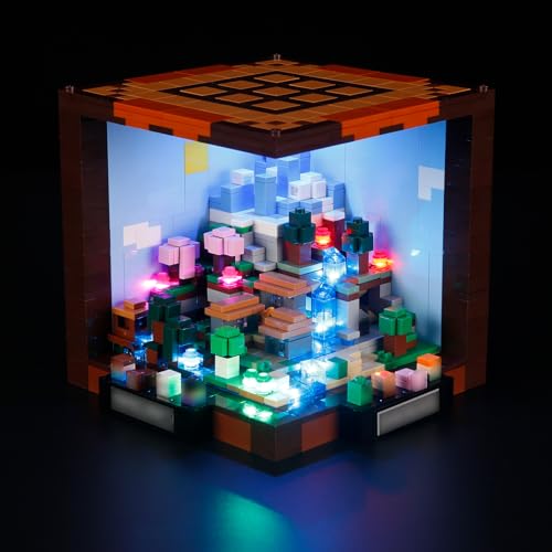 MENZAVA Licht-Set Kompatibel Mit Minecraft Die Werkbank 21265 - Led-Beleuchtungsset Für Bausteinen Modell - Modell Set Nicht Enthalten MENZAVA Licht-Set Kompatibel Mit Minecraft Die Werkbank 21265 - Led-Beleuchtungsset Für Bausteinen Modell - Modell Set Nicht Enthalten von MENZAVA