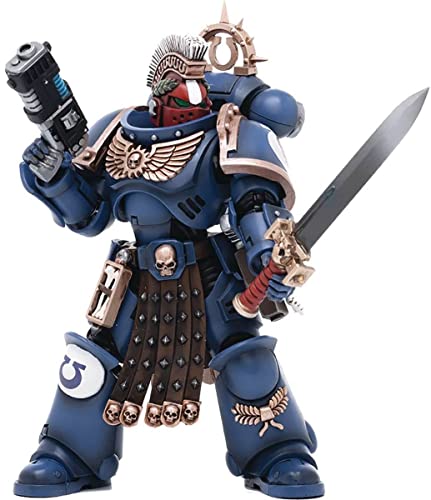 Bloomage JoyToy Tech - Joytoy Warhammer 40,000 - Ultramarines Veteran Sergeant Icastus 1/18 Action Figure (Net) von JoyToy