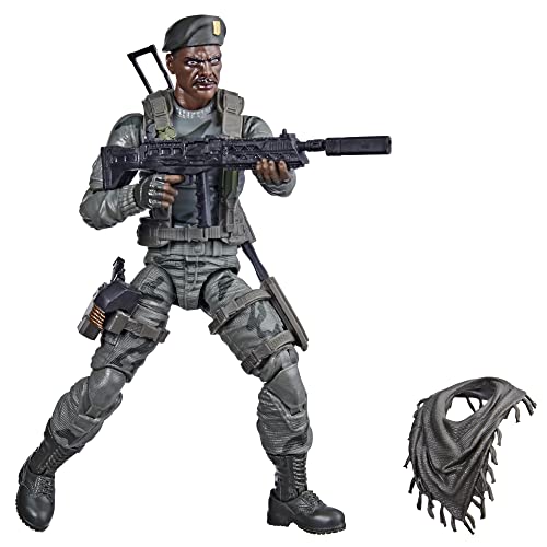 MERCHANDISING LICENCE G.I. Joe Joe Klassifizierte Serie Lonzo Stalker Wilkinson Actionfigur 46 Sammelspielzeug, mehrere Zubehörteile 15,2 cm Maßstab, benutzerdefinierte Paketkunst, F4024, Mehrfarbig von MERCHANDISING LICENCE