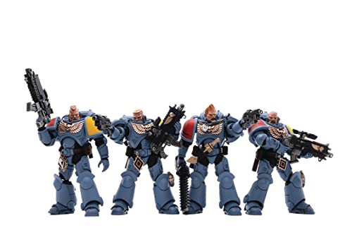 MERCHANDISING LICENCE Dark Source Trading – Joytoy Warhammer 40K Space Wolves Battle Hunter Pk 1/18 Figur (Netz) von JoyToy