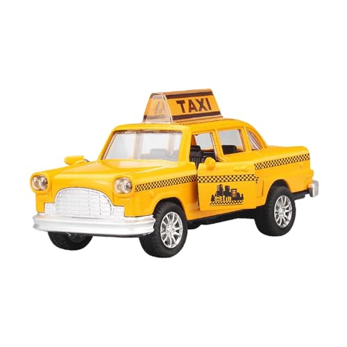 1/36 Taxi Auto Spielzeug, Zurückziehbares Taxi Modell für Geburtstagspreis Bildungs Requisiten von MERIGLARE