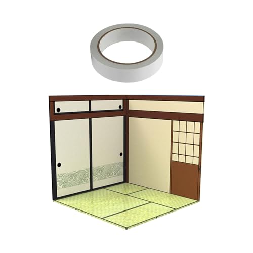 1:12 Figuren-Display, Modellszene, Vitrine für Figuren, Mini-Puppe, Mini-Druckgussauto, Japanisches Haus 1:12 Figuren-Display, Modellszene, Vitrine für Figuren, Mini-Puppe, Mini-Druckgussauto, Japanisches Haus von MERIGLARE
