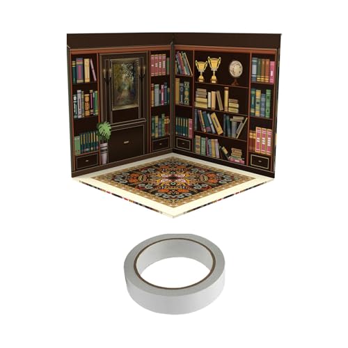 1:12 Figuren-Display, Modellszene, Vitrine für Figuren, Mini-Puppe, Mini-Druckgussauto, Studierzimmer 1:12 Figuren-Display, Modellszene, Vitrine für Figuren, Mini-Puppe, Mini-Druckgussauto, Studierzimmer von MERIGLARE