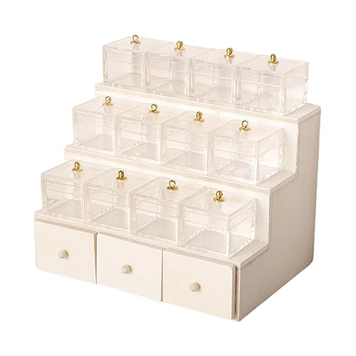1:12 Obst Gemüse Regal Puppenhaus Holzständer mit 12 Stück 1:12 Obst Gemüse Regal Puppenhaus Holzständer mit 12 Stück von MERIGLARE
