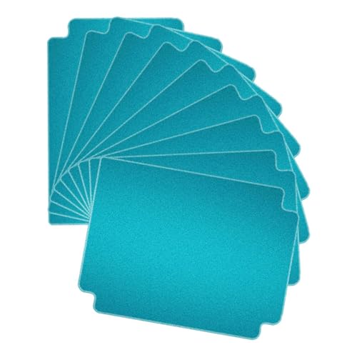 10 Stück Sammelkartenteiler, Kartensortierseiten in Standardgröße, Spielkartentrenner für Spielkarten, Blauer See von MERIGLARE