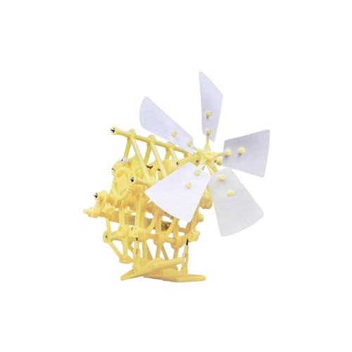 MERIGLARE Generic Windkraft Strandbeest Interessantes Und Kreatives Geschenk Mini, 16x14cm, Gelb von MERIGLARE