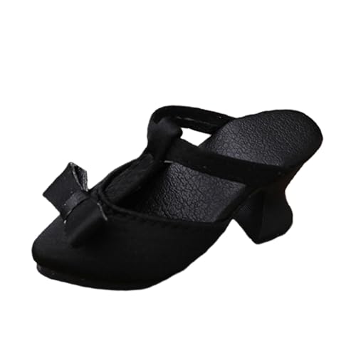 MERIGLARE 1/4 BJD Puppenschuhe High Heels mit Schleife für 18 Zoll Puppenzubehör, Schwarz MERIGLARE 1/4 BJD Puppenschuhe High Heels mit Schleife für 18 Zoll Puppenzubehör, Schwarz von MERIGLARE