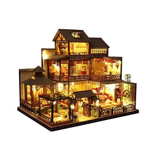 MERIGLARE 1:24 Maßstab Kreatives Zimmer DIY Puppenhäuser Miniatur mit Holzmöbeln MERIGLARE 1:24 Maßstab Kreatives Zimmer DIY Puppenhäuser Miniatur mit Holzmöbeln von MERIGLARE