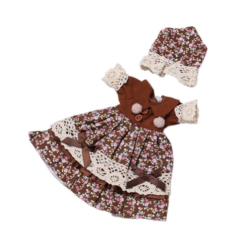 MERIGLARE 2 Stück 1/6 BJD Puppe Kleid Outfit Cosplay Zubehör für 30 cm Puppen, Braun MERIGLARE 2 Stück 1/6 BJD Puppe Kleid Outfit Cosplay Zubehör für 30 cm Puppen, Braun von MERIGLARE