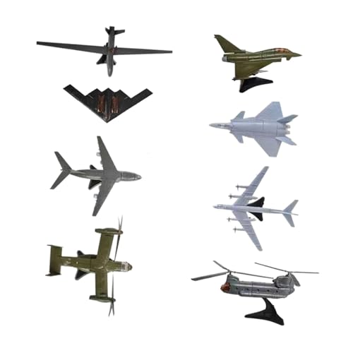 MERIGLARE 8 Teiliges DIY Flugzeugmodell, Miniatur Montagemodell, Leicht, Multifunktional, Hohe Simulation für Die Flugzeugsammlung von Kindern, Style B MERIGLARE 8 Teiliges DIY Flugzeugmodell, Miniatur Montagemodell, Leicht, Multifunktional, Hohe Simulation für Die Flugzeugsammlung von Kindern, Style B von MERIGLARE