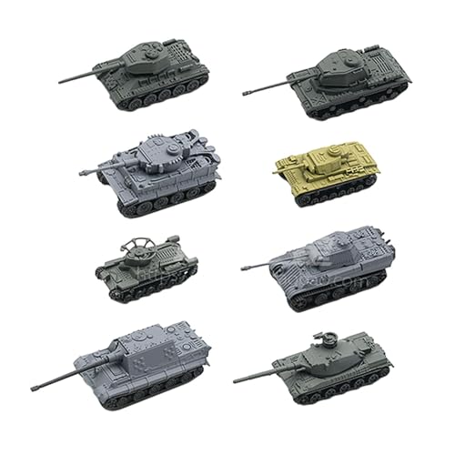 MERIGLARE 8PCS DIY 1/144 Tankmodell Spielzeug für Kinder Dekoration Zubehör Assemblermodell MERIGLARE 8PCS DIY 1/144 Tankmodell Spielzeug für Kinder Dekoration Zubehör Assemblermodell von MERIGLARE