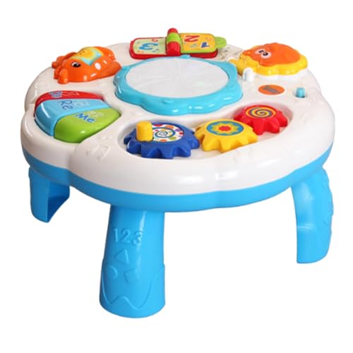 MERIGLARE -Aktivitätstisch, Musik-Spielzentrum, pädagogisches Spielzeug, frühes Lernen für Jungen und Mädchen, Weiß MERIGLARE -Aktivitätstisch, Musik-Spielzentrum, pädagogisches Spielzeug, frühes Lernen für Jungen und Mädchen, Weiß von MERIGLARE