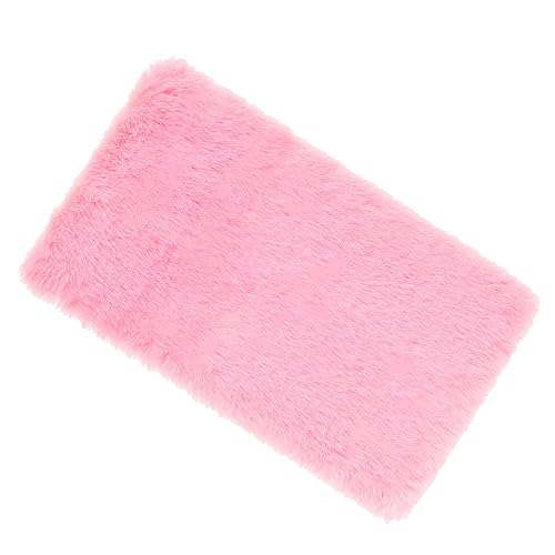 MERIGLARE Bodenbeläge, Miniatur Plüsch Teppich, Kindergeschenke, Teppiche, Wohnzimmer Dekoration, Spielzeug, DIY Puppenhaus Zubehör, 1:12 Puppenhaus Teppich, ROSA MERIGLARE Bodenbeläge, Miniatur Plüsch Teppich, Kindergeschenke, Teppiche, Wohnzimmer Dekoration, Spielzeug, DIY Puppenhaus Zubehör, 1:12 Puppenhaus Teppich, ROSA von MERIGLARE