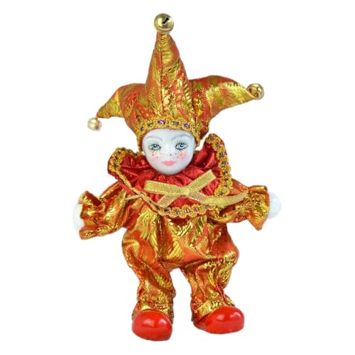 MERIGLARE Clownpuppe, Harlekinfigur, Halloween-Ornament, Engelmodell als Halloween-Geburtstagsgeschenk von MERIGLARE