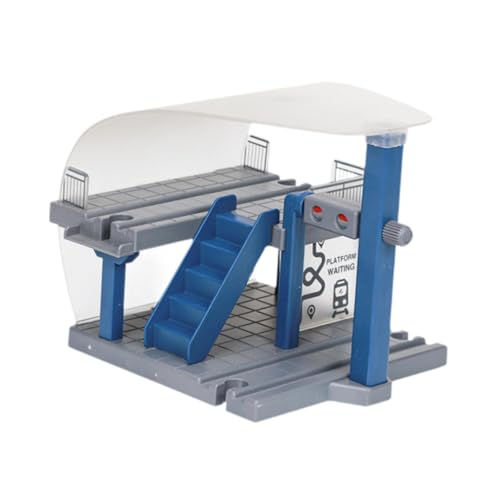 MERIGLARE Eisenbahngleis Zubehör, Feinmotorik, Bahnhof, Elektrischer Bahnhof für Geschenke, Rollenspiele, Preise, Belohnungen, Dunkelblau MERIGLARE Eisenbahngleis Zubehör, Feinmotorik, Bahnhof, Elektrischer Bahnhof für Geschenke, Rollenspiele, Preise, Belohnungen, Dunkelblau von MERIGLARE