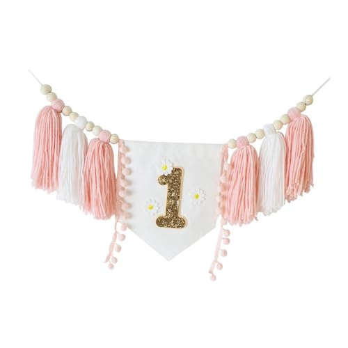 MERIGLARE Hochstuhl Banner Zur Feier des Ersten Geburtstags Mädchen Party Zubehör, Style A MERIGLARE Hochstuhl Banner Zur Feier des Ersten Geburtstags Mädchen Party Zubehör, Style A von MERIGLARE