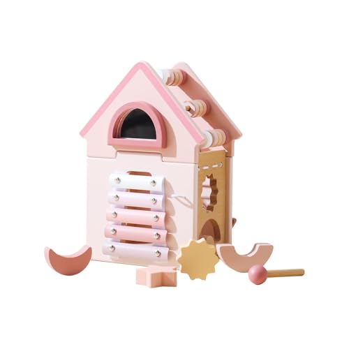MERIGLARE Holz Aktivität Würfel Multifunktionale Xylophon Spielzeug für Kleinkinder Alter 1 2 von MERIGLARE