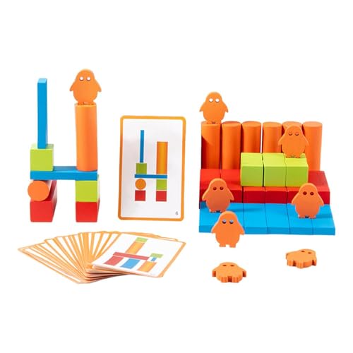 MERIGLARE Holz Bausteine ​​Set Sortierung Spielzeug Klassenzimmer Liefert Spiel Farbe Form für von MERIGLARE