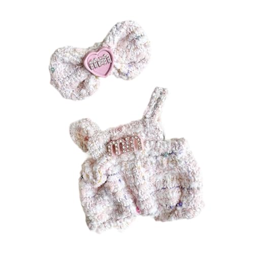 MERIGLARE Hosenträgerhose für Puppen, Kostüme für Plüschfiguren, Kleidung für 17 cm Große Puppen MERIGLARE Hosenträgerhose für Puppen, Kostüme für Plüschfiguren, Kleidung für 17 cm Große Puppen von MERIGLARE