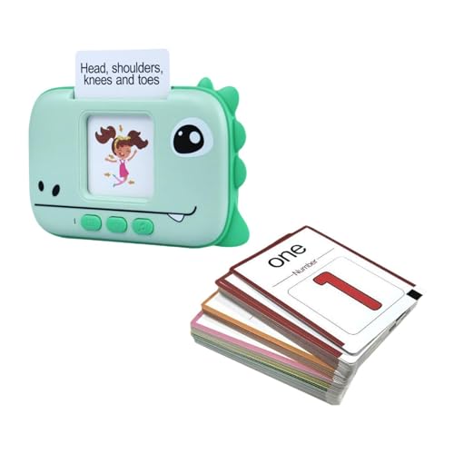 MERIGLARE Lernmaschine, Spielzeug, Vokabelspiele, Dinosaurier Motiv, für Vorschulkinder, Geschenk für Babys MERIGLARE Lernmaschine, Spielzeug, Vokabelspiele, Dinosaurier Motiv, für Vorschulkinder, Geschenk für Babys von MERIGLARE