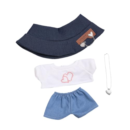 MERIGLARE Plüschpuppenkleidung, Anzug, T Shirt Und Hose, Spielzeugkostüme, Puppen Outfit für 15 Zoll Puppen, Cosplay, Foto Requisiten, DIY Zubehör, Geschenk, Style B MERIGLARE Plüschpuppenkleidung, Anzug, T Shirt Und Hose, Spielzeugkostüme, Puppen Outfit für 15 Zoll Puppen, Cosplay, Foto Requisiten, DIY Zubehör, Geschenk, Style B von MERIGLARE