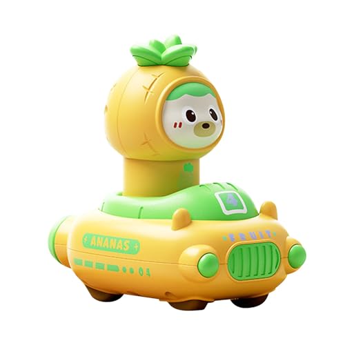 MERIGLARE Pressing Go Car, Kleinkinder Spielfahrzeug, Schönes, Einzigartiges, Robustes Push Reibungsfahrzeug mit Obstmotiv für Kinder Im Alter von 1 bis 3 Jahre, Gelb MERIGLARE Pressing Go Car, Kleinkinder Spielfahrzeug, Schönes, Einzigartiges, Robustes Push Reibungsfahrzeug mit Obstmotiv für Kinder Im Alter von 1 bis 3 Jahre, Gelb von MERIGLARE