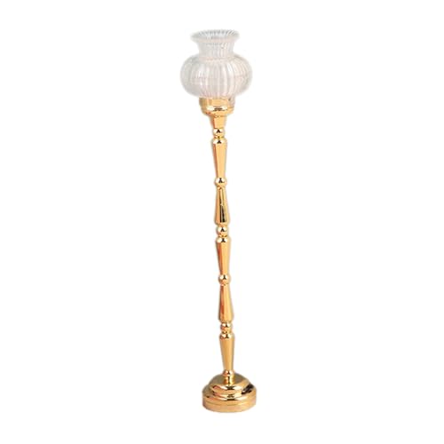 MERIGLARE Puppenhauslampe, Puppenhausdekoration, Miniaturmöbel, Puppenhauszubehör, Ornament, Moderne LED Miniaturleuchte, Stil B von MERIGLARE