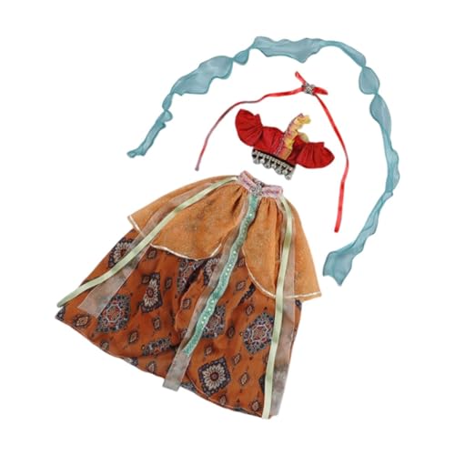 MERIGLARE Puppenkleid Kostüme, Koordination, Pädagogische Foto Requisite, Anziehspielzeug, DIY Spielzeugmode für Geburtstagsgeschenk, Süße Puppenkleidungs Outfi, Rote Rüschen MERIGLARE Puppenkleid Kostüme, Koordination, Pädagogische Foto Requisite, Anziehspielzeug, DIY Spielzeugmode für Geburtstagsgeschenk, Süße Puppenkleidungs Outfi, Rote Rüschen von MERIGLARE