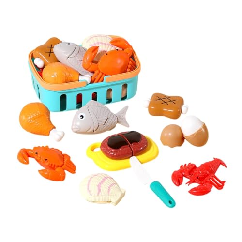 MERIGLARE Schneiden von Lebensmittelspielzeugen Spielen Essen für Kinderküchen für Die Rollenspiele des Kindertages MERIGLARE Schneiden von Lebensmittelspielzeugen Spielen Essen für Kinderküchen für Die Rollenspiele des Kindertages von MERIGLARE