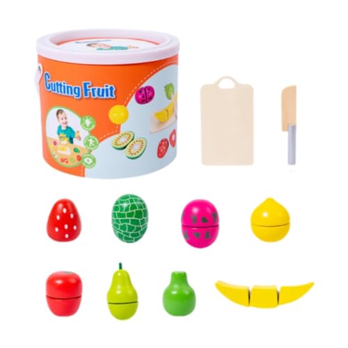 MERIGLARE Schneidendes Spielzeug Zum Spielen von Lebensmitteln, Spielzeug für Spielküchenzubehör, Spielzeug für Frühes Lernen, Rollenspiel in Der Küche, Set für, Frucht MERIGLARE Schneidendes Spielzeug Zum Spielen von Lebensmitteln, Spielzeug für Spielküchenzubehör, Spielzeug für Frühes Lernen, Rollenspiel in Der Küche, Set für, Frucht von MERIGLARE