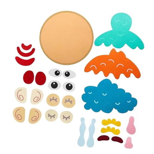 MERIGLARE Soziales, Emotionales Lernspielzeug, Filzbrett, Erstellen Sie Mehrere Gesichtsausdrücke, Lustige Gesichter Spiele für 3 bis 4 Jährige Mädchen Und Jun, Stil b MERIGLARE Soziales, Emotionales Lernspielzeug, Filzbrett, Erstellen Sie Mehrere Gesichtsausdrücke, Lustige Gesichter Spiele für 3 bis 4 Jährige Mädchen Und Jun, Stil b von MERIGLARE