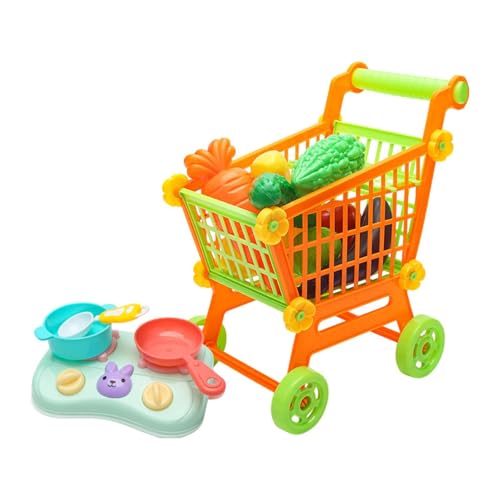 MERIGLARE Stellen Sie Sich vor, Spielen Sie EIN Lebensmittelgeschäft Spielzeugküchenspiel Trolley Spielen Sie für Mädchen Jungen MERIGLARE Stellen Sie Sich vor, Spielen Sie EIN Lebensmittelgeschäft Spielzeugküchenspiel Trolley Spielen Sie für Mädchen Jungen von MERIGLARE