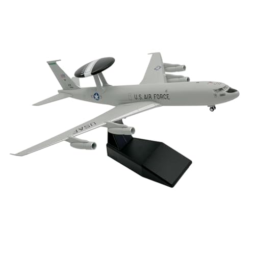 Modell Aus Druckgusslegierung, Simulation 1:200 USA E 3 Sentry Flugzeug, 23,5 cm x 23 cm x 6 cm, Mehrfarbig von MERIGLARE