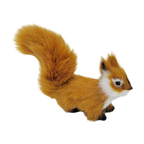 Plüsch Eichhörnchen Ornament, Eichhörnchen Figur, Urlaub, Party, Tischdekoration, Lebensechtes Ausgestopftes Eichhörnchen, Plüsch Eichhörnchen, braun Plüsch Eichhörnchen Ornament, Eichhörnchen Figur, Urlaub, Party, Tischdekoration, Lebensechtes Ausgestopftes Eichhörnchen, Plüsch Eichhörnchen, braun von MERIGLARE