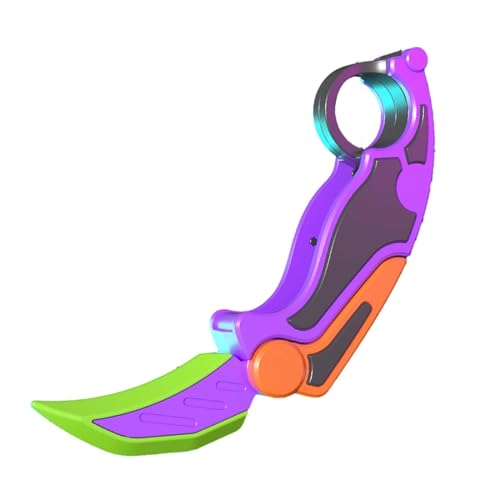 Rettichmesser Spielzeug, Kleines Rettichmesser, Partygeschenk, Neuheit, Kinderpreis, Sensorisches Spielzeug, Sensorisches Messer, Fidget für Kinder, K, violett Rettichmesser Spielzeug, Kleines Rettichmesser, Partygeschenk, Neuheit, Kinderpreis, Sensorisches Spielzeug, Sensorisches Messer, Fidget für Kinder, K, violett von MERIGLARE