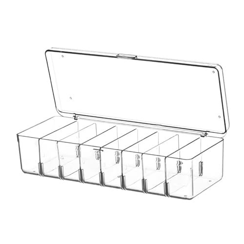 MERIGLARE Sammelkarten Deck Box, Acryl Kartenbox, Aufbewahrung, Langlebig, Transparent, Organizer, Sport, 26cmx10cmx7,5cm von MERIGLARE